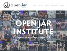 Tablet Screenshot of openjarinstitute.com